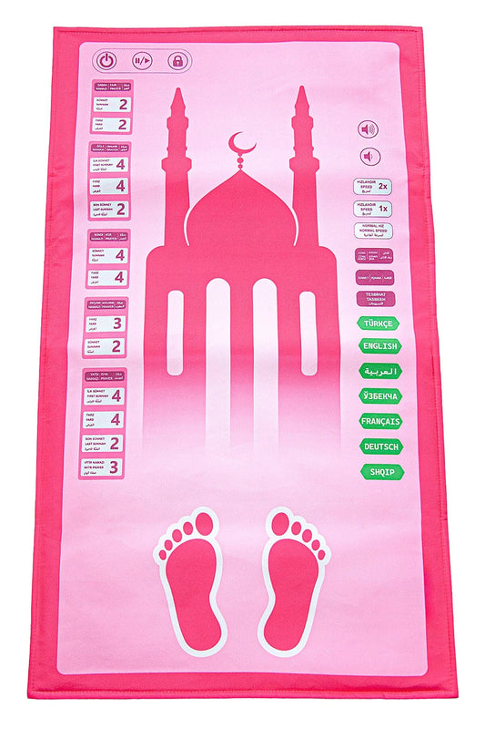 Secdeyuvam™ Çocuklar Için Sesli Konuşan 7 Dilde Namaz Kıldıran Seccade